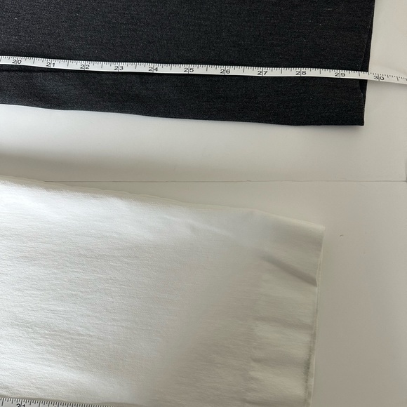 ALFANI Gray / White Rayon Pant Suits, Women's Size 14W Comfort Fit Elastic Waist - Picture 8 of 14